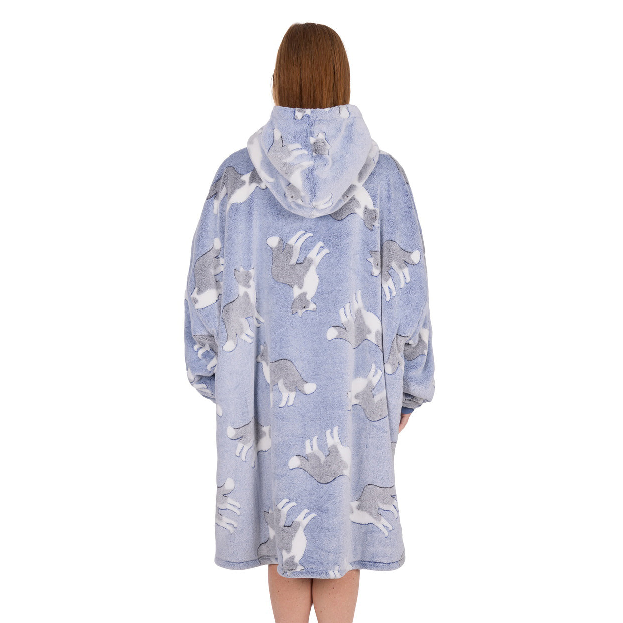 Thomas Cook Adults Dog Snuggle Hoodie (TCP2939SNU) Blue One Size