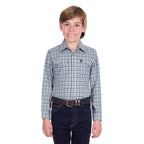Thomas Cook Boys Edward L/S Shirt (T6W3140031) Navy/Green