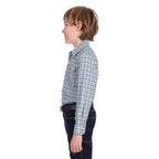 Thomas Cook Boys Edward L/S Shirt (T6W3140031) Navy/Green