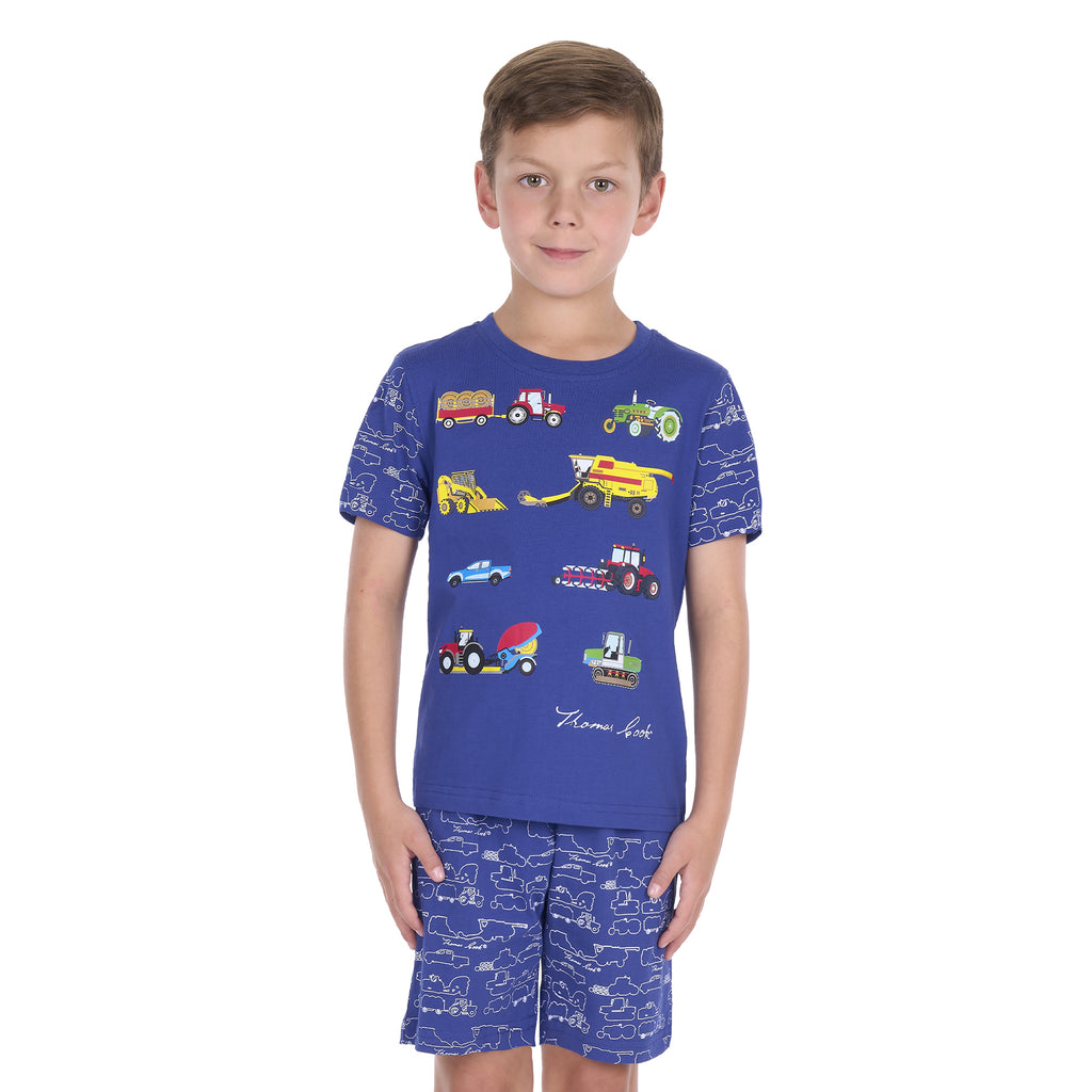 Thomas Cook Boys Ira PJs (T6S3901PJS) Royal Blue