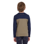 Thomas Cook Boys Karl Henley L/S Tee (T6W3517201) Navy/Tan
