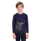 Thomas Cook Boys Louis L/S Tee (T6W3501202) Navy