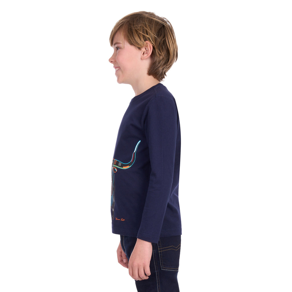 Thomas Cook Boys Louis L/S Tee (T6W3501202) Navy
