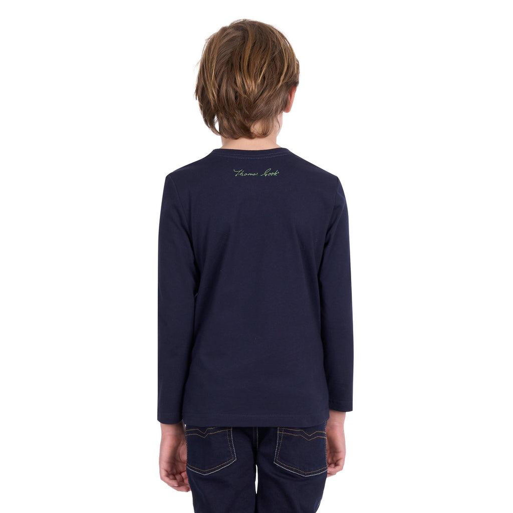 Thomas Cook Boys Louis L/S Tee (T6W3501202) Navy