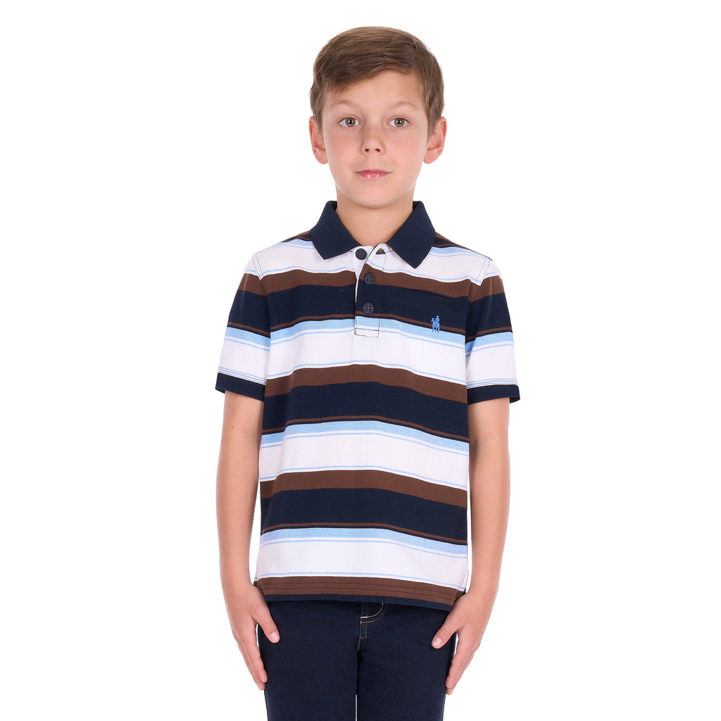 Thomas Cook Boys Randy S/S Polo (T6S3509017) Navy/Rust