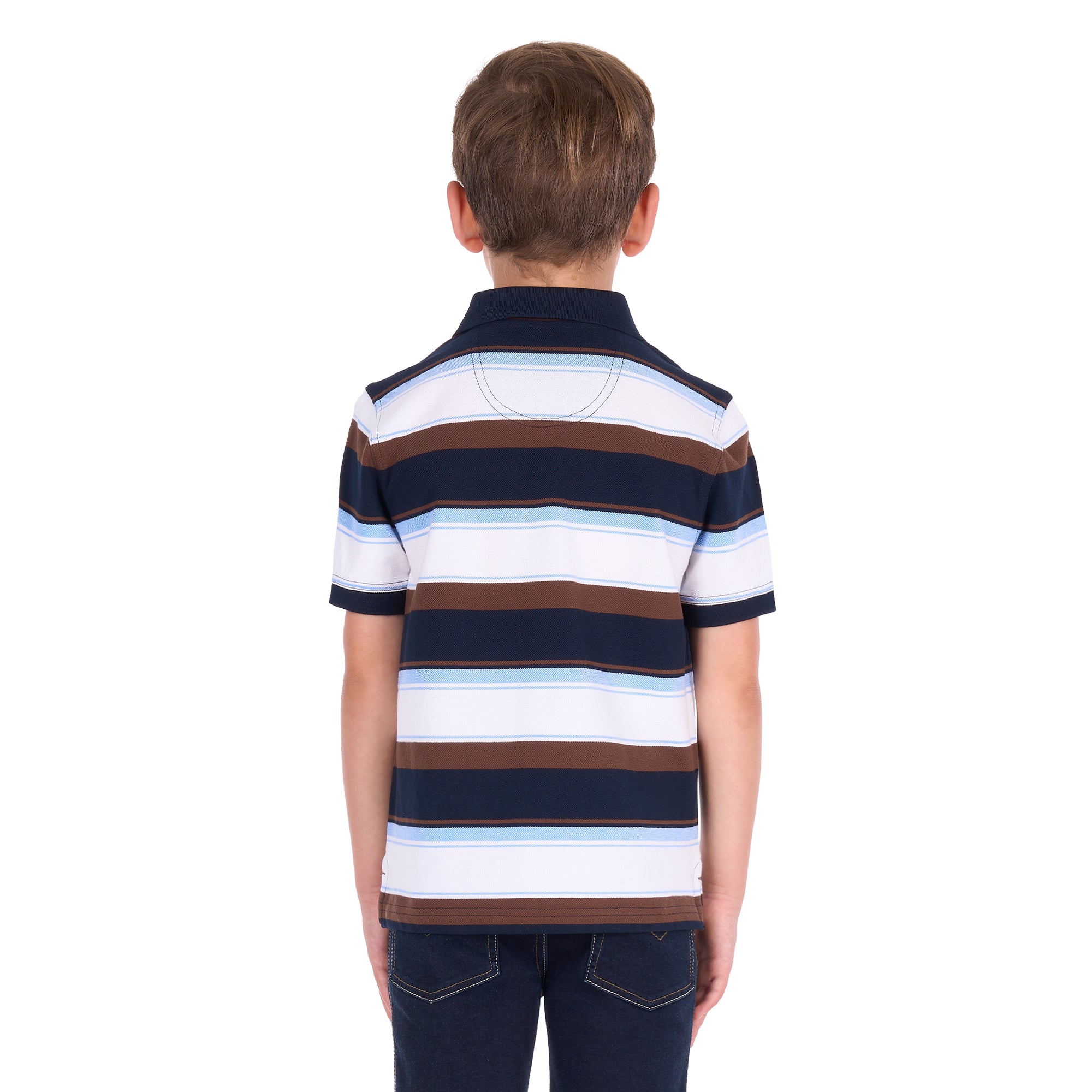 Thomas Cook Boys Randy S/S Polo (T6S3509017) Navy/Rust