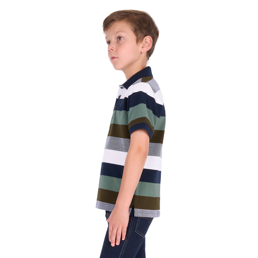 Thomas Cook Boys Wayne S/S Polo (T6S3500020) Tan/Sage