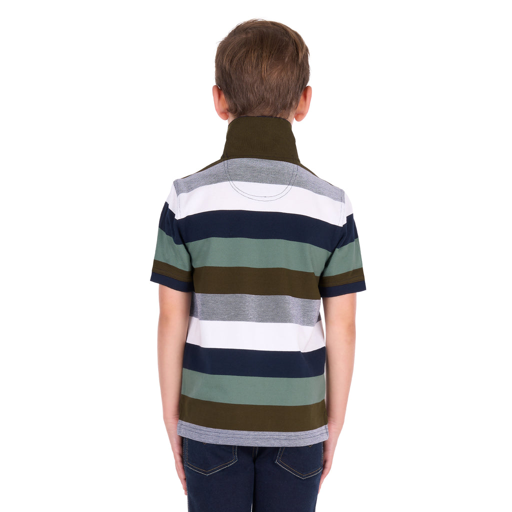 Thomas Cook Boys Wayne S/S Polo (T6S3500020) Tan/Sage
