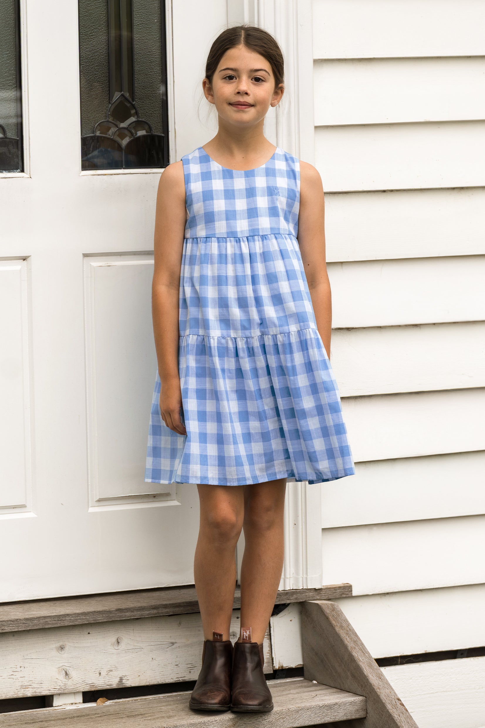 Thomas Cook Girls Amity Dress (T6S5411073) Blue/White