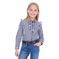 Thomas Cook Girls Celine L/S Shirt (T6W5108085) Navy/White