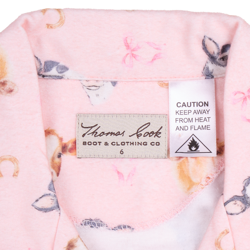 Thomas Cook Girls Chloe L/S Pyjamas (T6W5924143) Pink