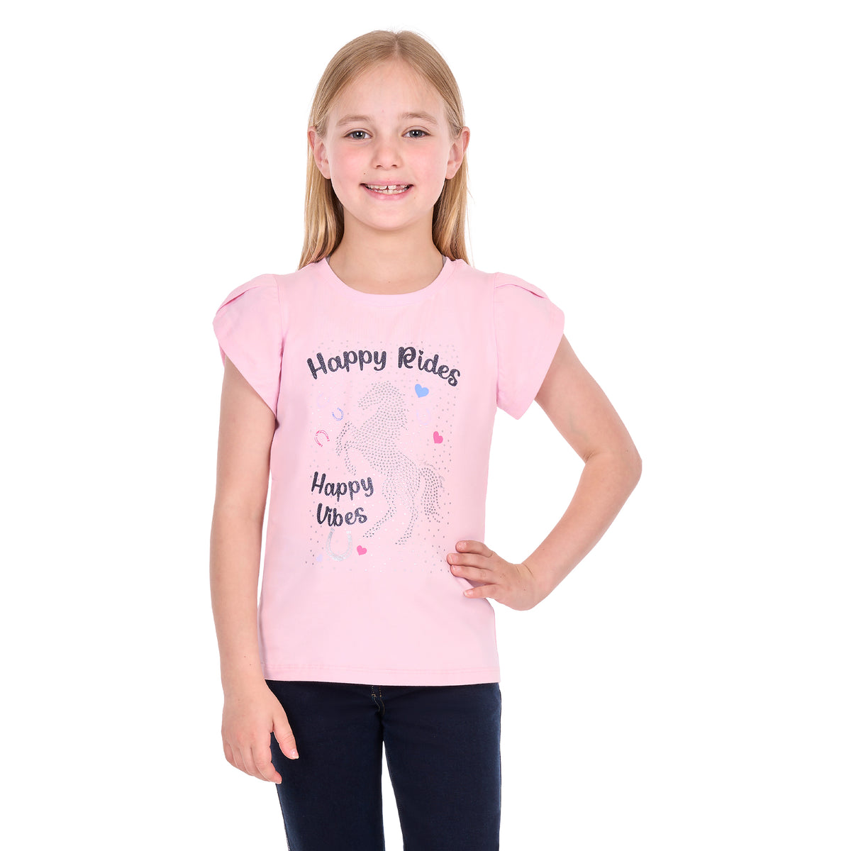 Thomas Cook Girls Coco S/S Tee (T6S5503113) Pale Pink