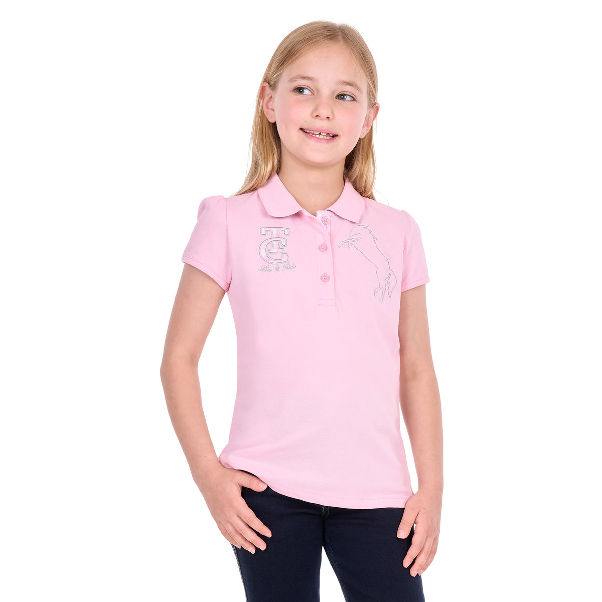 Thomas Cook Girls Daisy S/S Polo (T6S5505109) Pale Pink