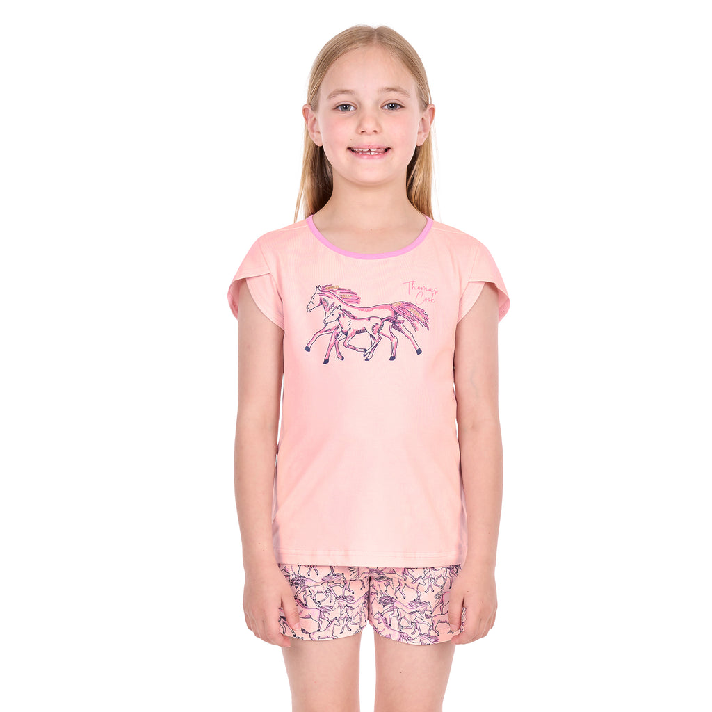 Thomas Cook Girls Horses PJs (T6S5922PJS) Peach