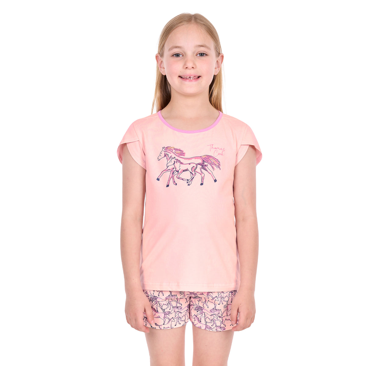 Thomas Cook Girls Horses PJs (T6S5922PJS) Peach