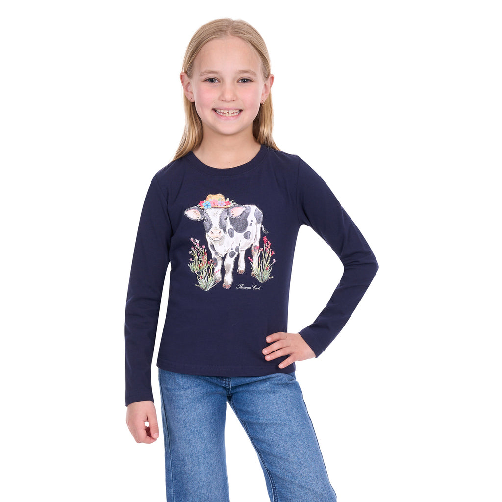 Thomas Cook Girls Kelly L/S Tee (T6W5501134) Navy