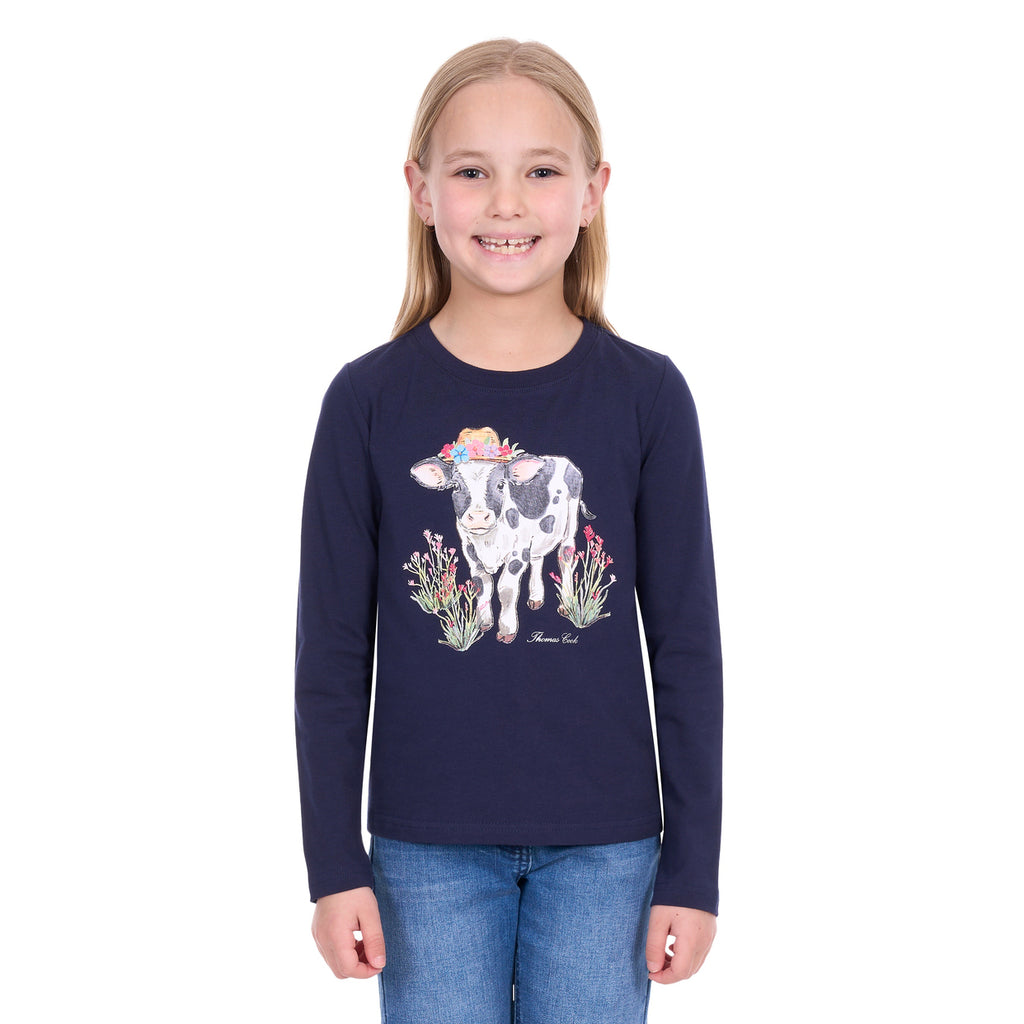 Thomas Cook Girls Kelly L/S Tee (T6W5501134) Navy