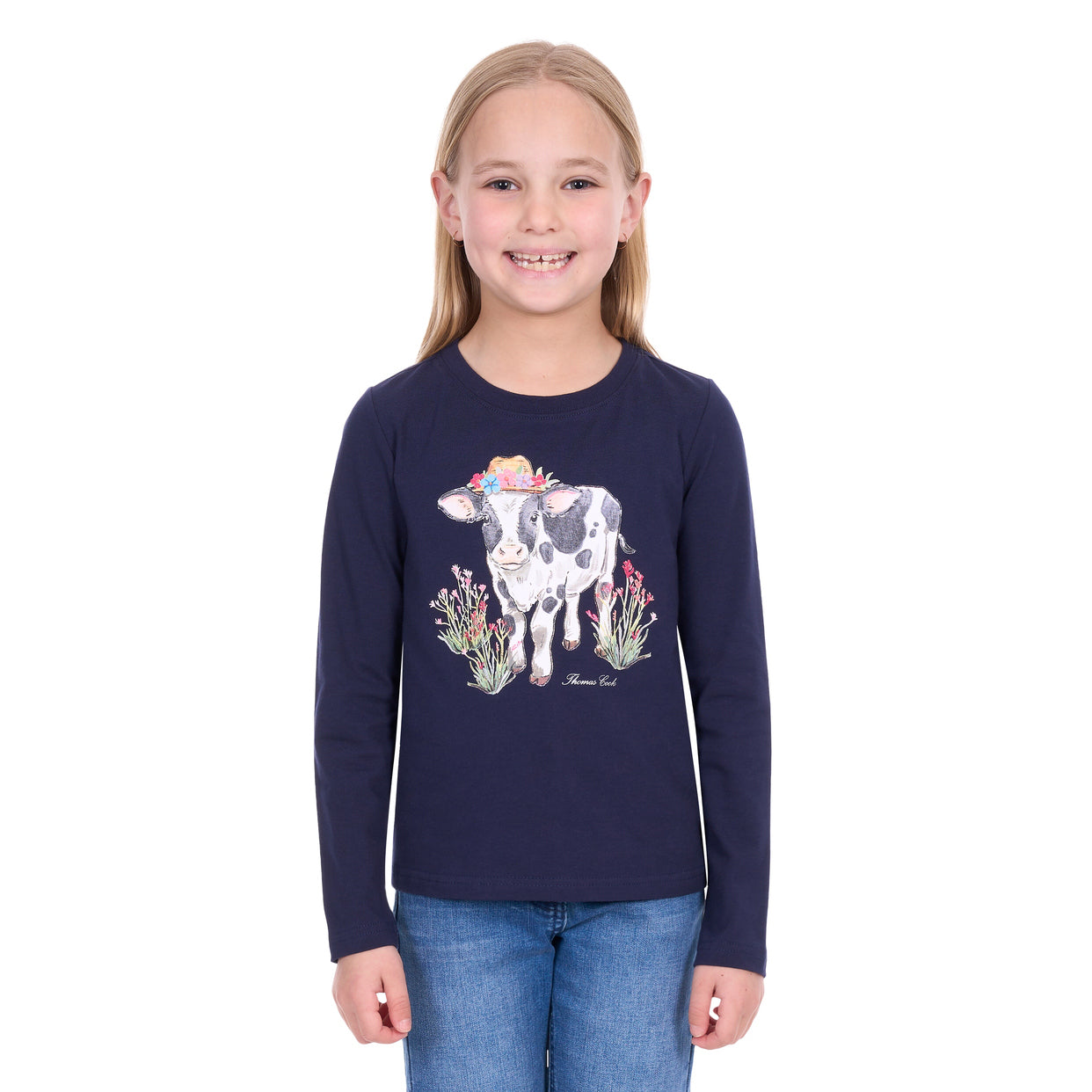 Thomas Cook Girls Kelly L/S Tee (T6W5501134) Navy