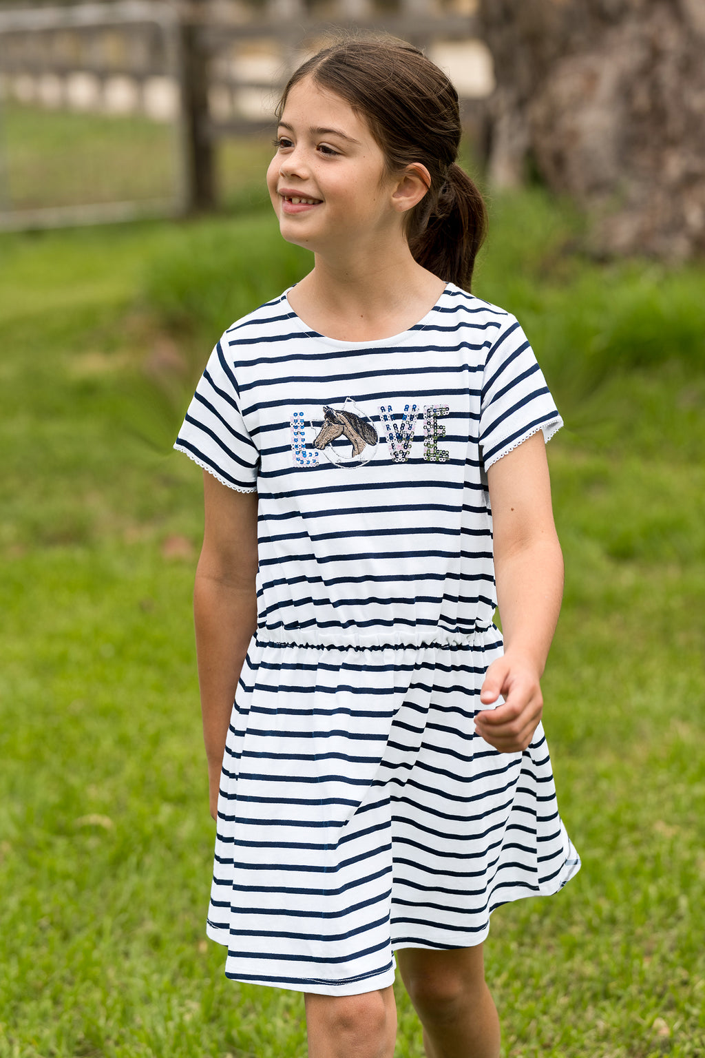 Thomas Cook Girls Krissy Dress (T6S5413118) Navy/White