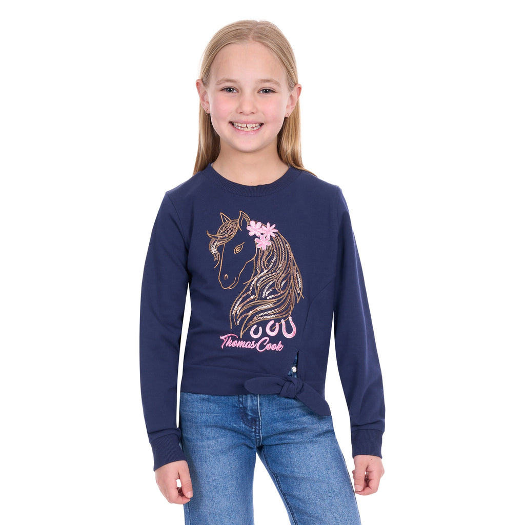 Thomas Cook Girls Mia Crew Jumper (T6W5532135) Navy