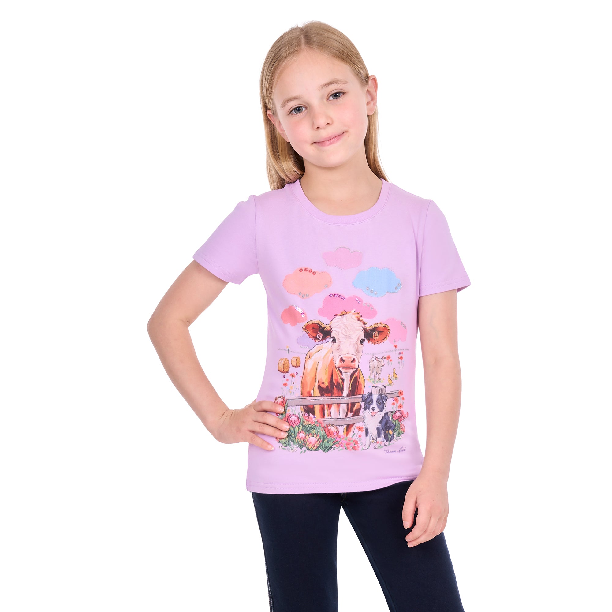 Thomas Cook Girls Selina S/S Tee (T6S5516117) Lilac