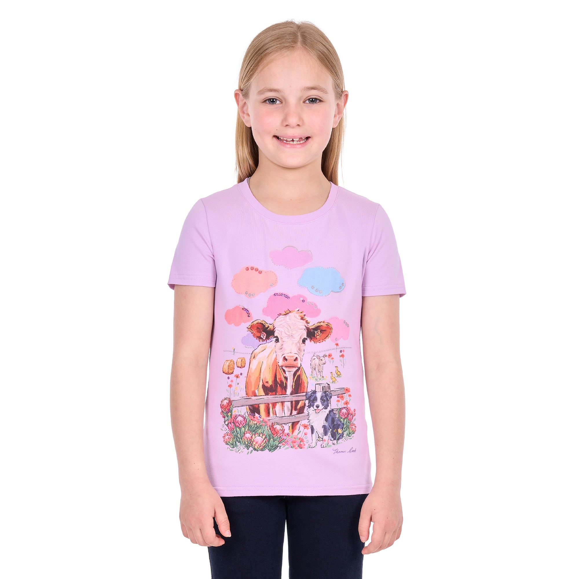 Thomas Cook Girls Selina S/S Tee (T6S5516117) Lilac