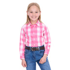 Thomas Cook Girls Tamara L/S Shirt (T6W5110145) Pink/White