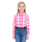Thomas Cook Girls Tamara L/S Shirt (T6W5110145) Pink/White