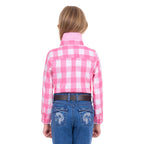 Thomas Cook Girls Tamara L/S Shirt (T6W5110145) Pink/White
