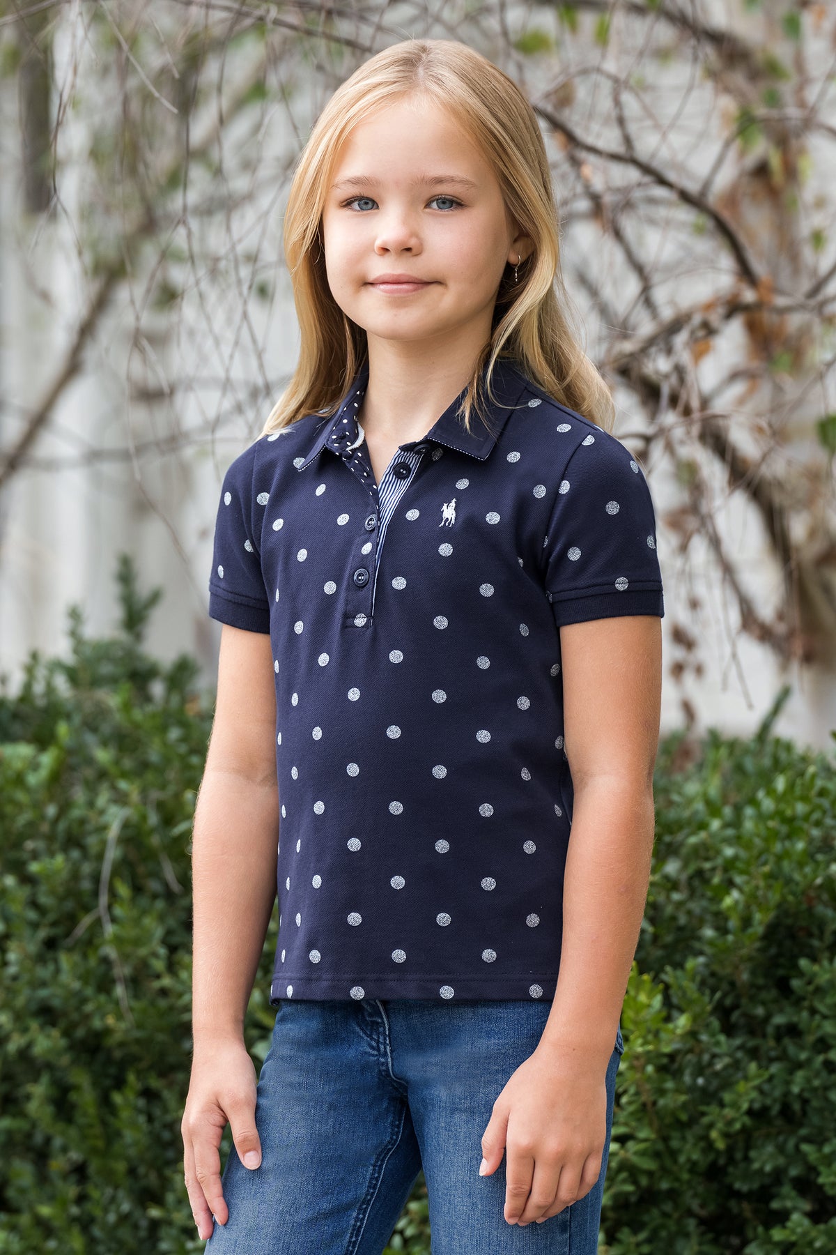 Thomas Cook Girls Tammy S/S Polo (T6S5500060) Navy