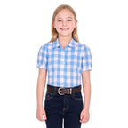 Thomas Cook Girls Wren S/S Shirt (T6S5106073) Blue/White