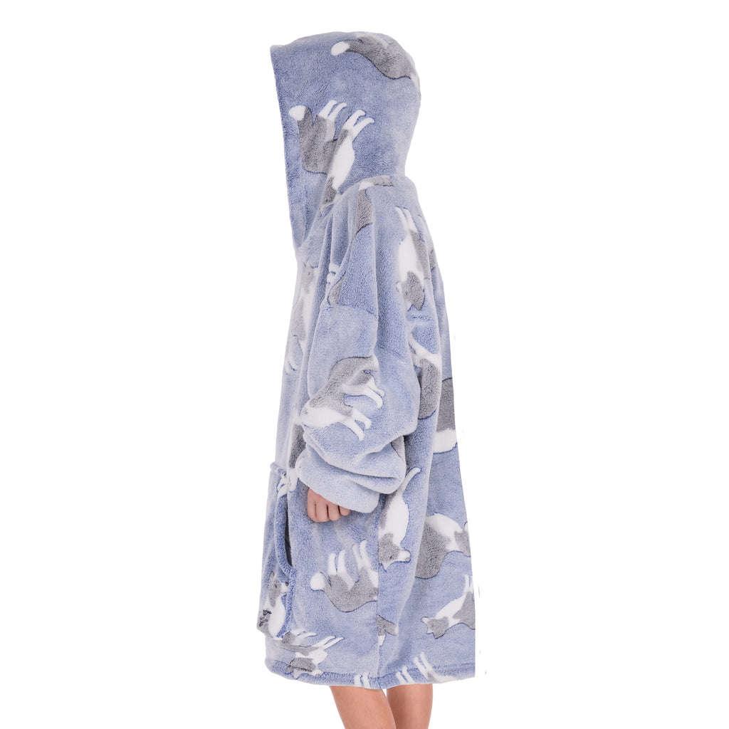 Thomas Cook Kids Dog Snuggle Hoodie (TCP7939SNU) Blue
