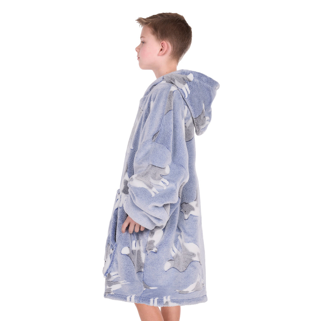 Thomas Cook Kids Dog Snuggle Hoodie (TCP7939SNU) Blue