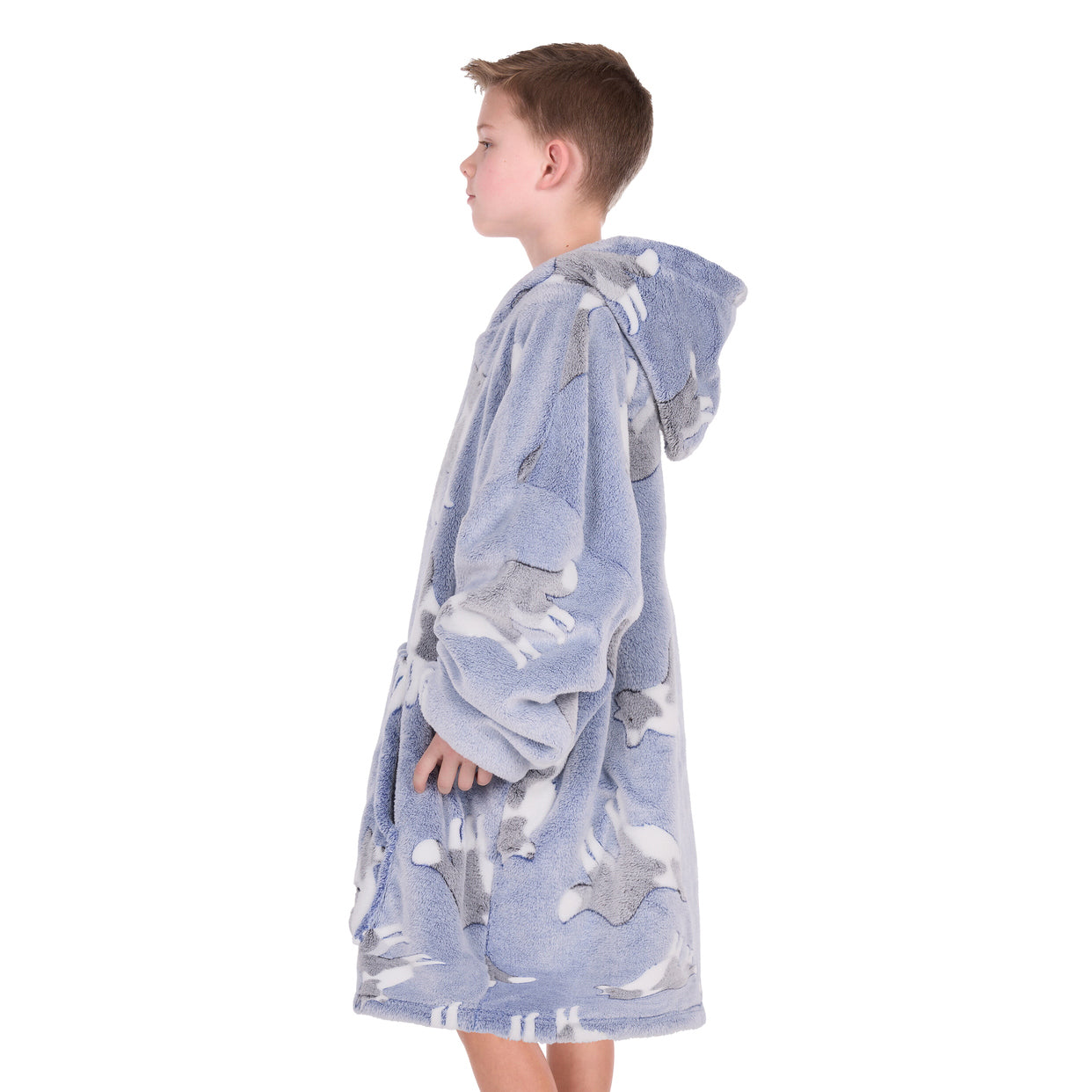 Thomas Cook Kids Dog Snuggle Hoodie (TCP7939SNU) Blue