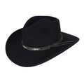 Black Thomas Cook Kimberley Crushable Hat (TCP1937002) on a white background.