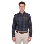 Thomas Cook Mens Adam L/S Shirt (T6W1115034) Navy/Tan