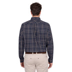 Thomas Cook Mens Adam L/S Shirt (T6W1115034) Navy/Tan