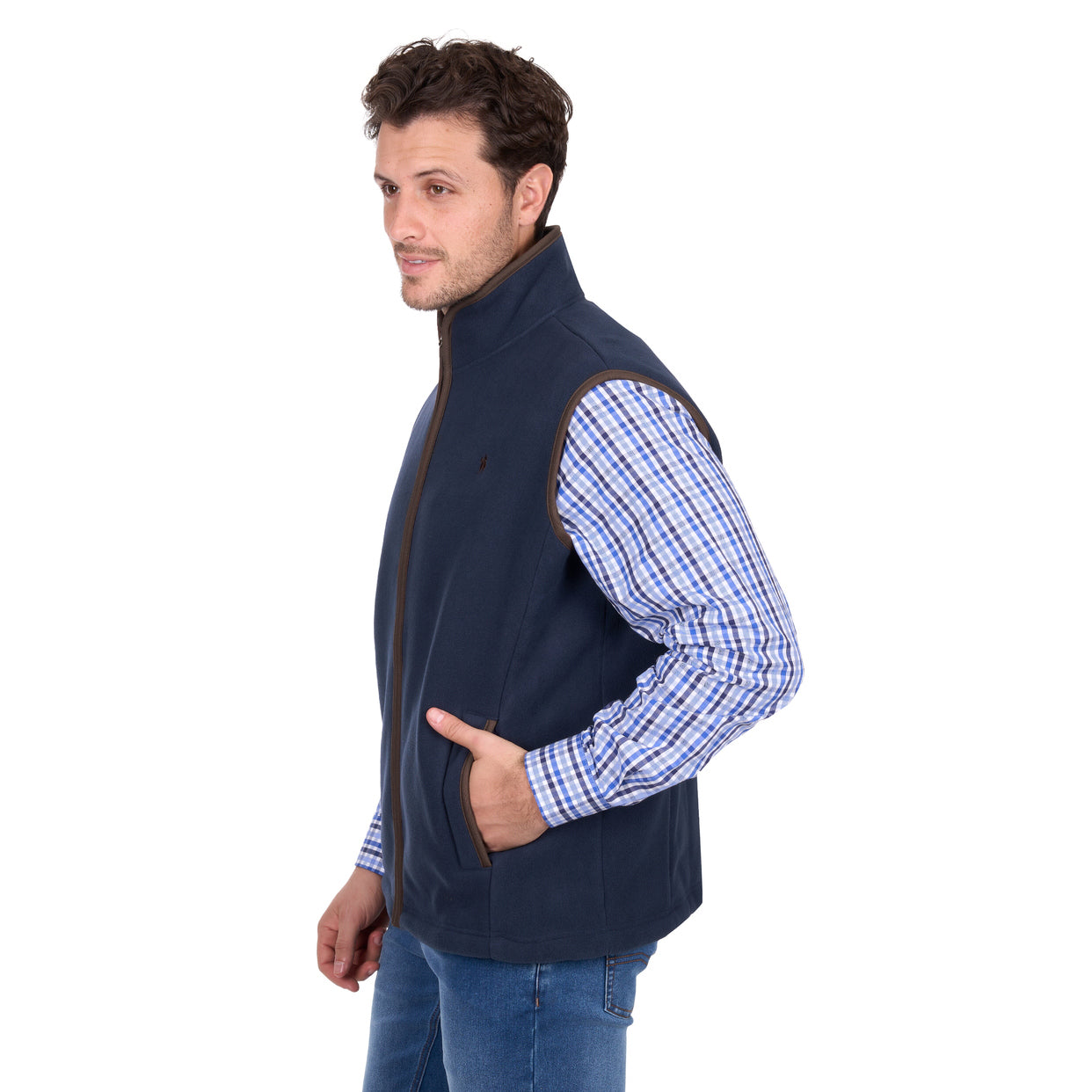 Thomas Cook Mens Adrian Vest (TCP1615009) Navy | Allingtons