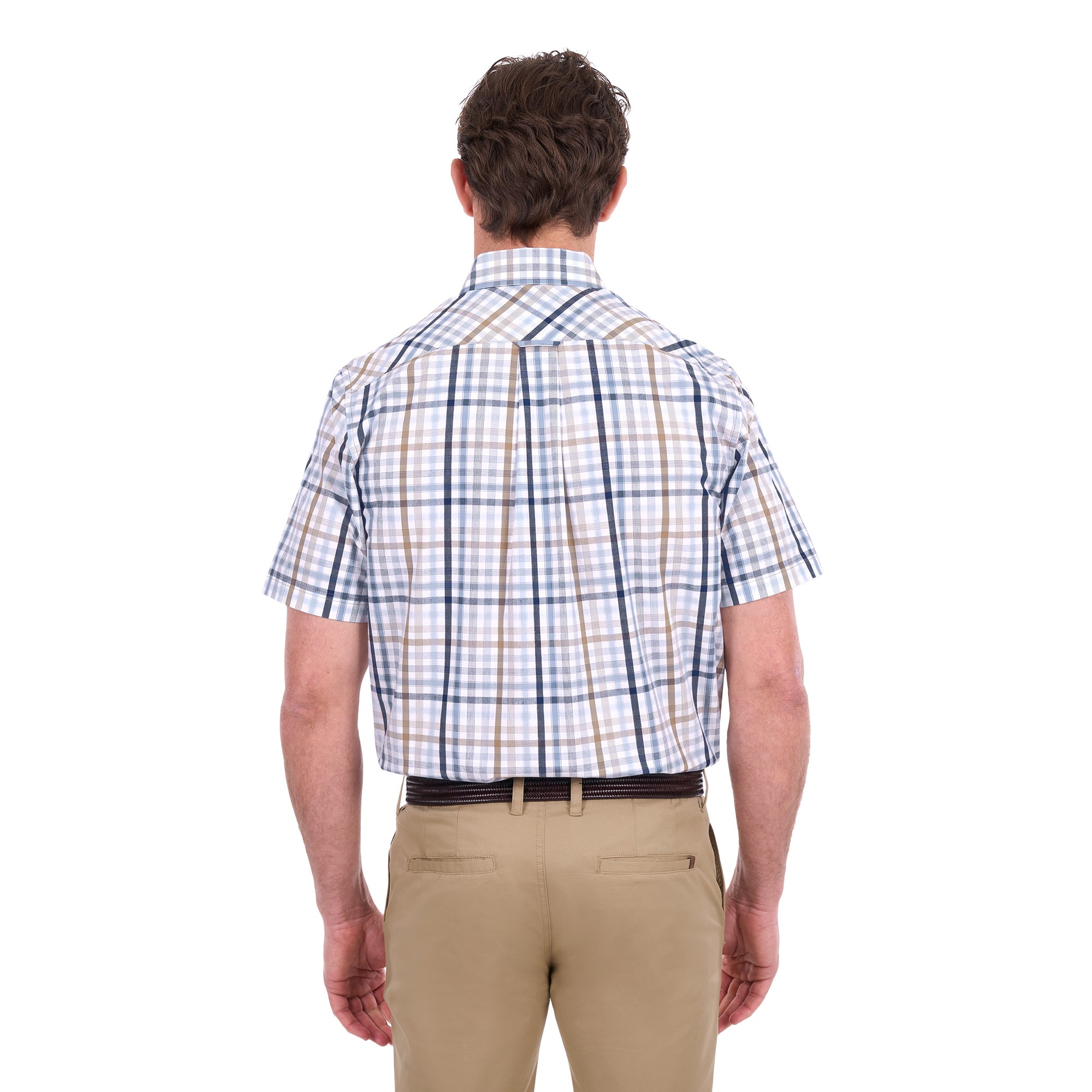 Thomas Cook Mens Alfie S/S Shirt (T6S1110043) Tan/Navy