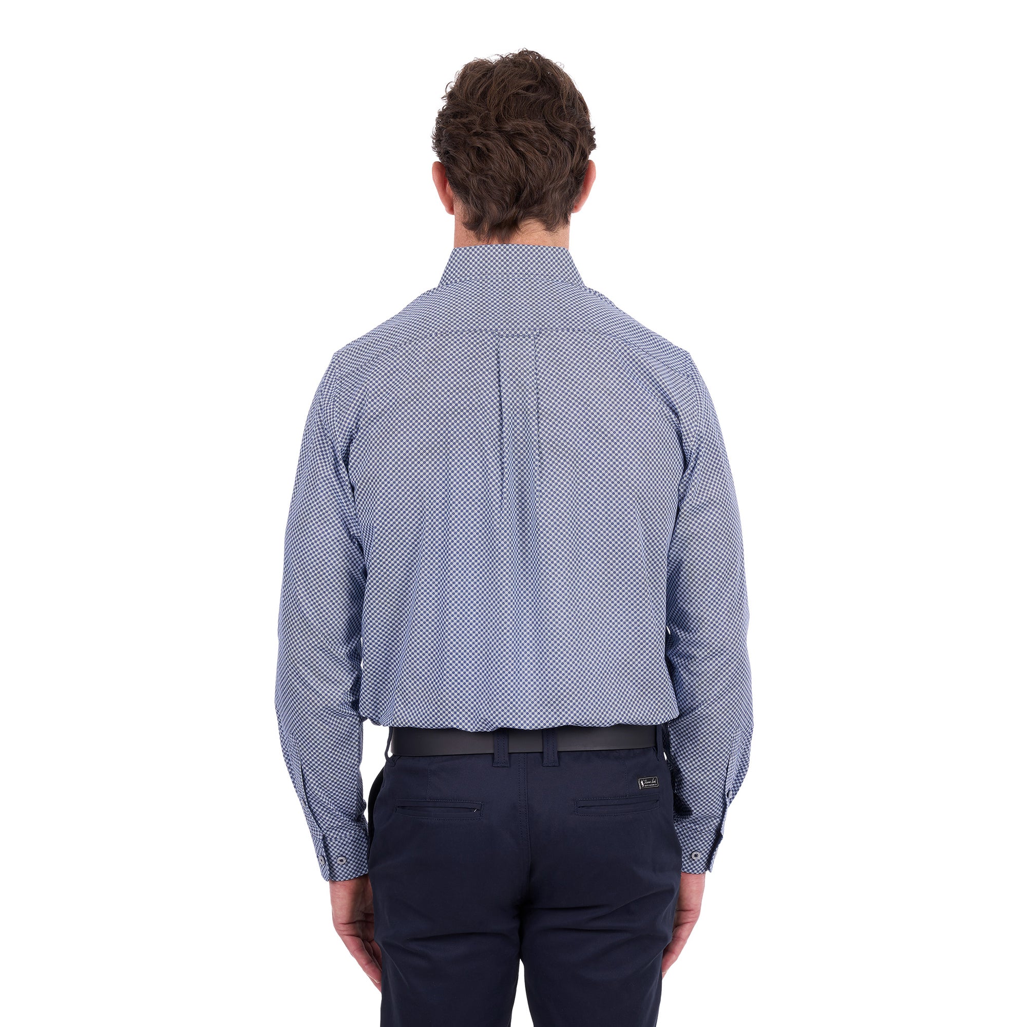 Thomas Cook Mens Archie L/S Shirt (T6S1118038) Navy/Tan