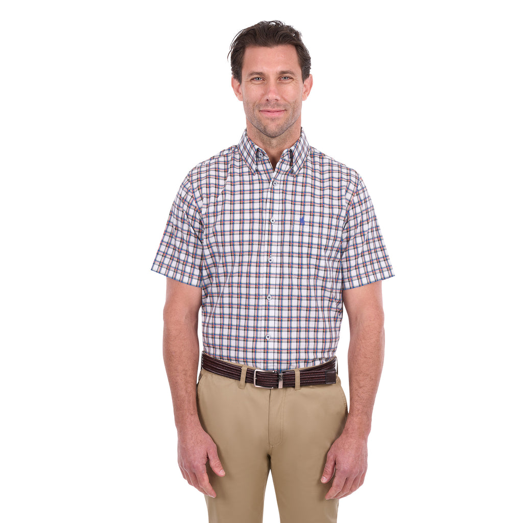 Thomas Cook Mens Arlo S/S Shirt (T6S1113044) Royal/Multi