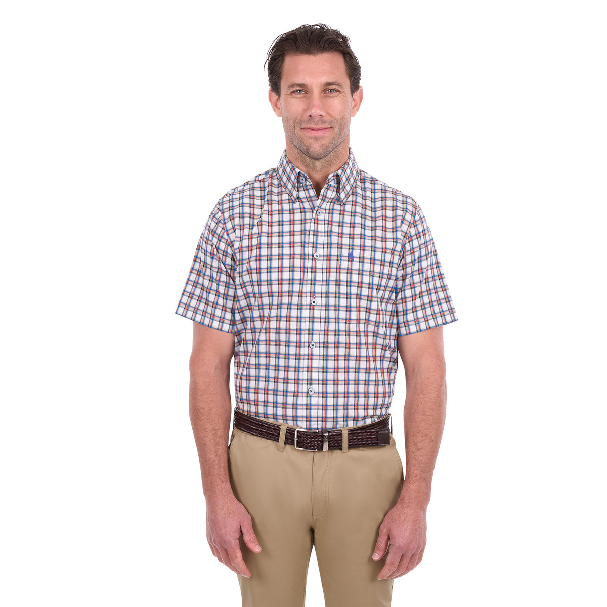 Thomas Cook Mens Arlo S/S Shirt (T6S1113044) Royal/Multi
