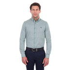 Thomas Cook Mens Arthur Tailored L/S Shirt (T6S1120047) Sage/Navy