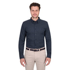Thomas Cook Mens Charles Tailored L/S Shirt (T6W1121049) Navy/Green