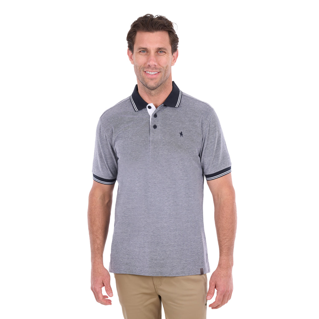 Thomas Cook Mens Chris Tailored S/S Polo (T6S1506024) Charcoal