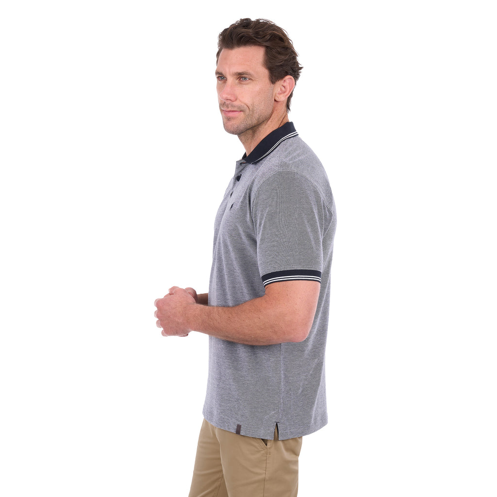 Thomas Cook Mens Chris Tailored S/S Polo (T6S1506024) Charcoal