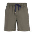 A flat lay of a pair of military green Thomas Cook Men's Darcy Shorts (TCP1309037).