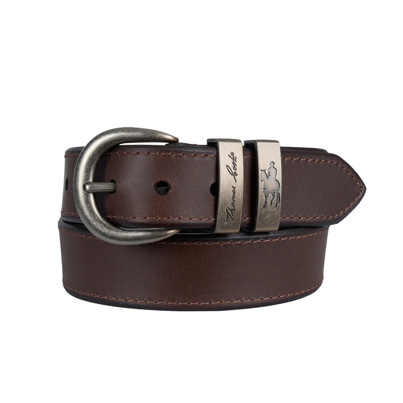 Thomas Cook Mens Donovan Belt (TCP1928BEL) Dark Tan