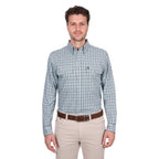 Thomas Cook Mens Edward L/S Shirt (T6W1115031) Navy/Green