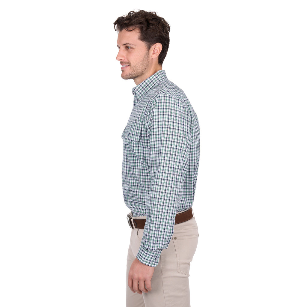 Thomas Cook Mens Edward L/S Shirt (T6W1115031) Navy/Green